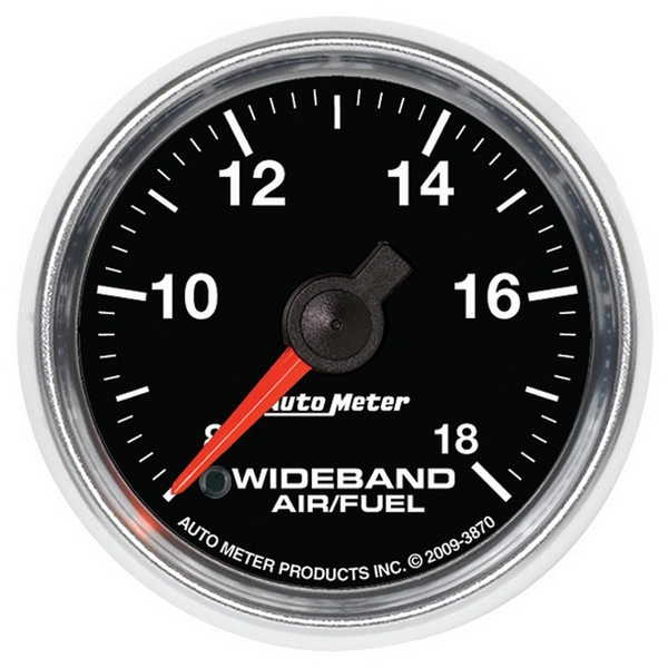 2-1/16" WIDEBAND AIR/FUEL RATIO, ANALOG, 8:1-18:1 AFR, GS